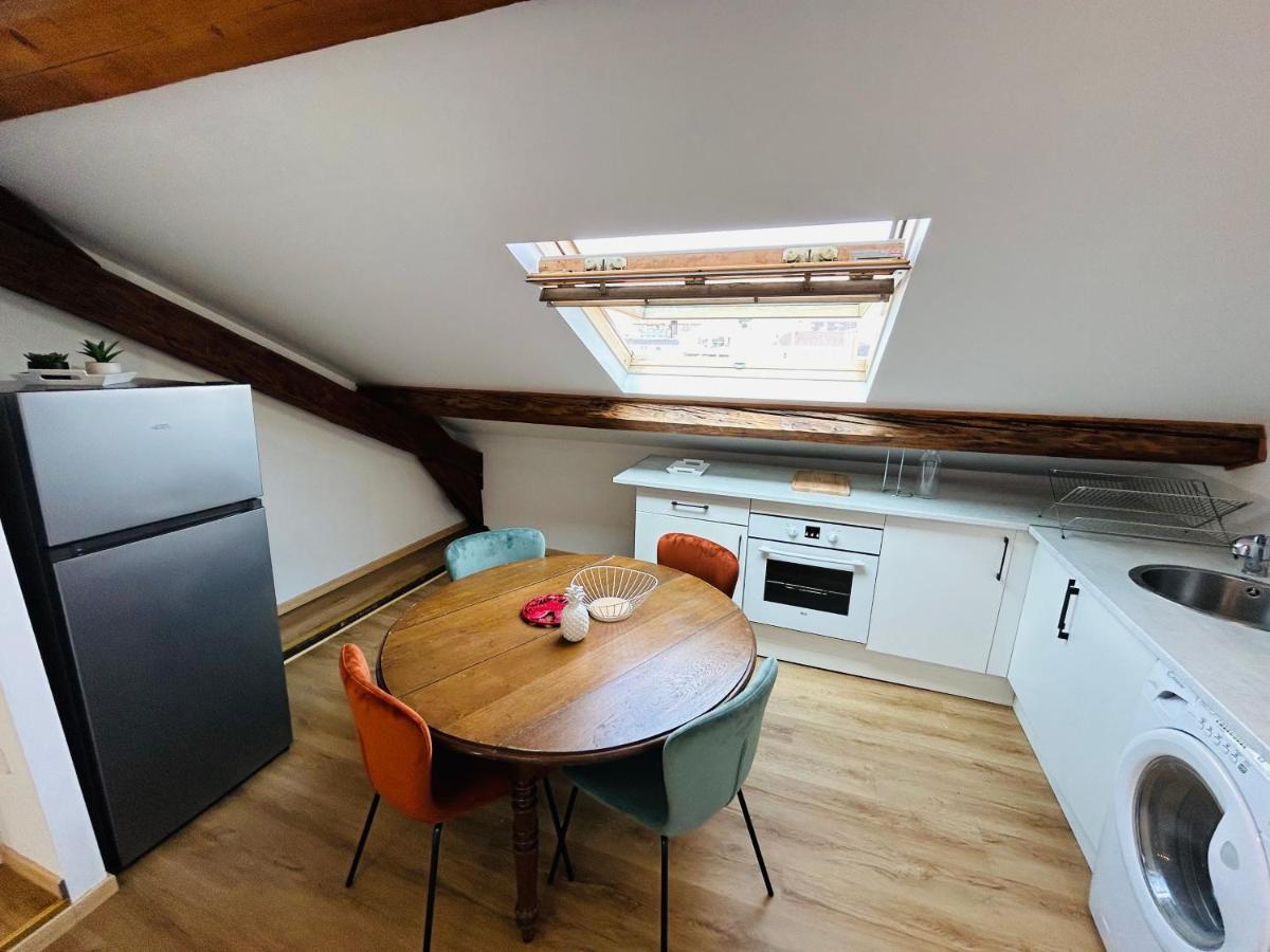 Apartamento Les Toits De Thillois Hypercentre Reims Exterior foto